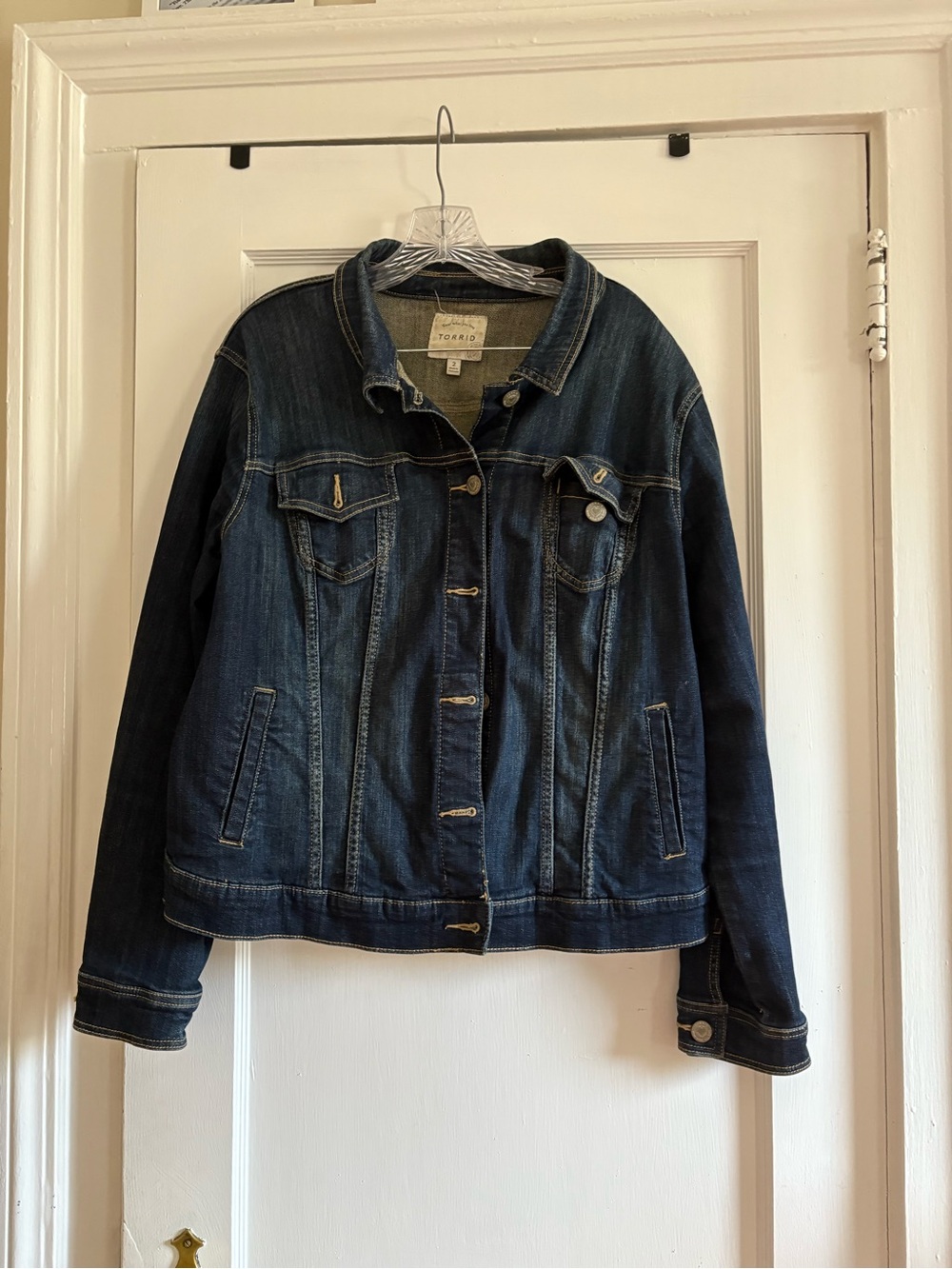torrid Indigo Blue Denim Trucker Jacket